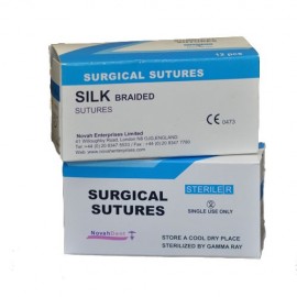 Silk Suture (all Sizes) by 12 pcs