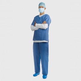 Microfiber surgical pajamas.
