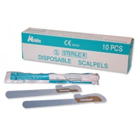 DISPOSABLE STERILE SCALPEL, 10 PCS MM NO. 15-135