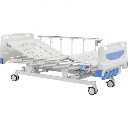 Three Crank Manual Hospital Patient Bed