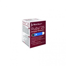 RUBY BLOOD GLUCOSE TEST STRIPS BY 25